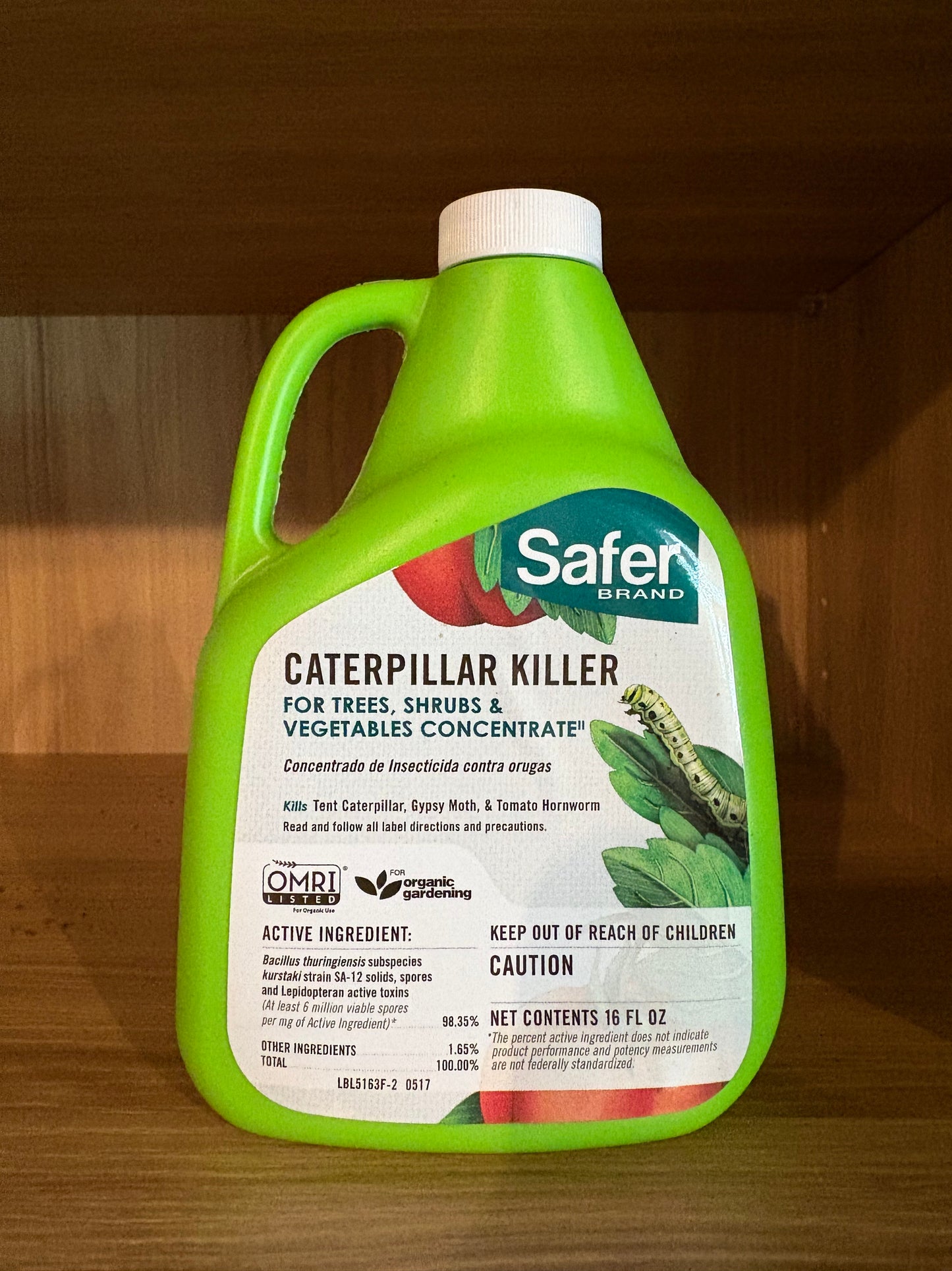Safer- OMRI Caterpillar Killer