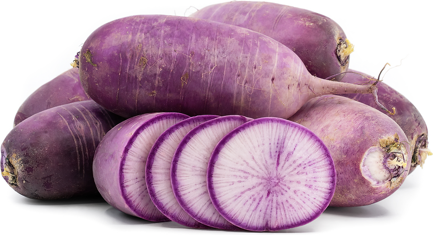 Fresh Purple Daikon Radish
